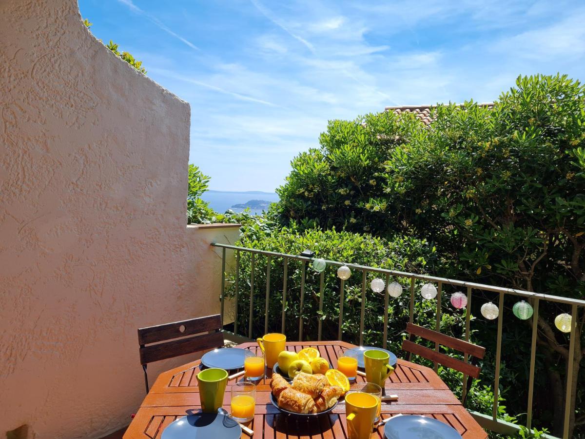 Bel Appartement Renove, Avec Terrasse Et Piscine La Croix-Valmer Exteriör bild